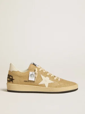 Cheap Ball Star com cristais Swarovski dourados com estrela de couro branco leite MULHER Ball Star