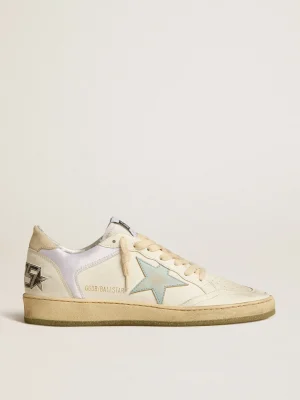 Shop Ball Star de náilon e couro com estrela rosa e azul e talão bege MULHER Ball Star