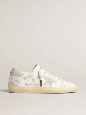 Outlet Ball Star Feminino LTD CNY de couro branco com frases no cabedal MULHER Super-Star