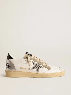 Flash Sale Ball Star LTD com estrela de zebra e inserção de couro metálico MULHER Ball Star