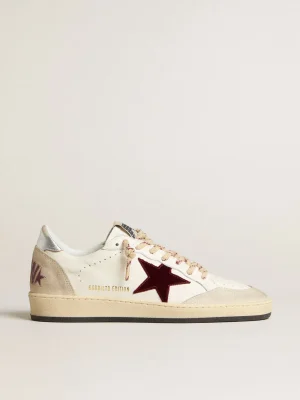 Cheap Ball Star Mountain Feminino LTD de couro com estrela de veludo bordô MULHER Ball Star