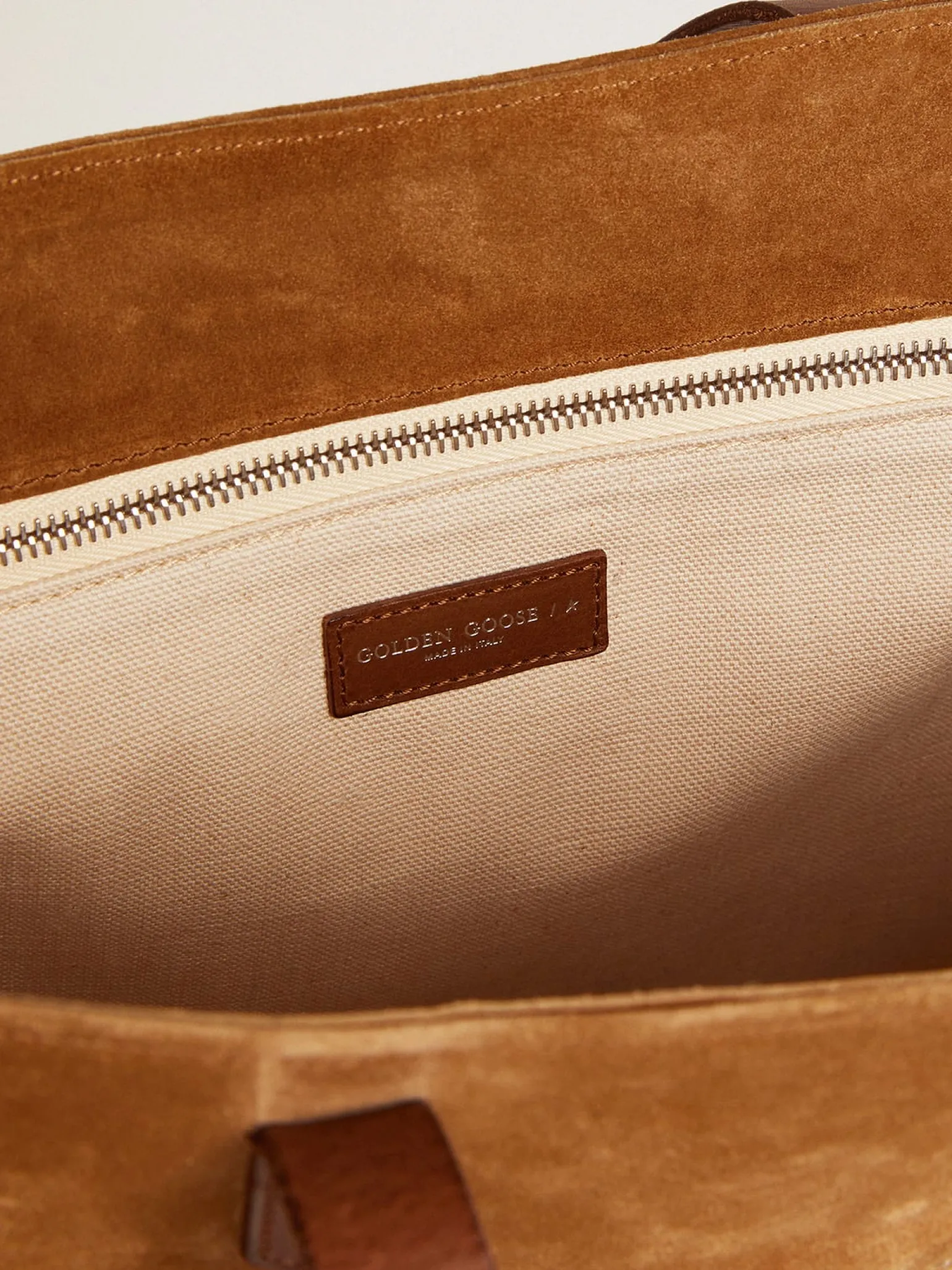 Cheap Bolsa California North-South de camurça com shearling MULHER Bolsas de ombro | Bolsas de mão