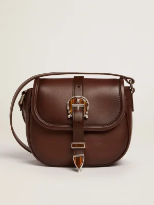Cheap Bolsa Rodeo feminina pequena de couro marrom escuro MULHER Bolsas tiracolo