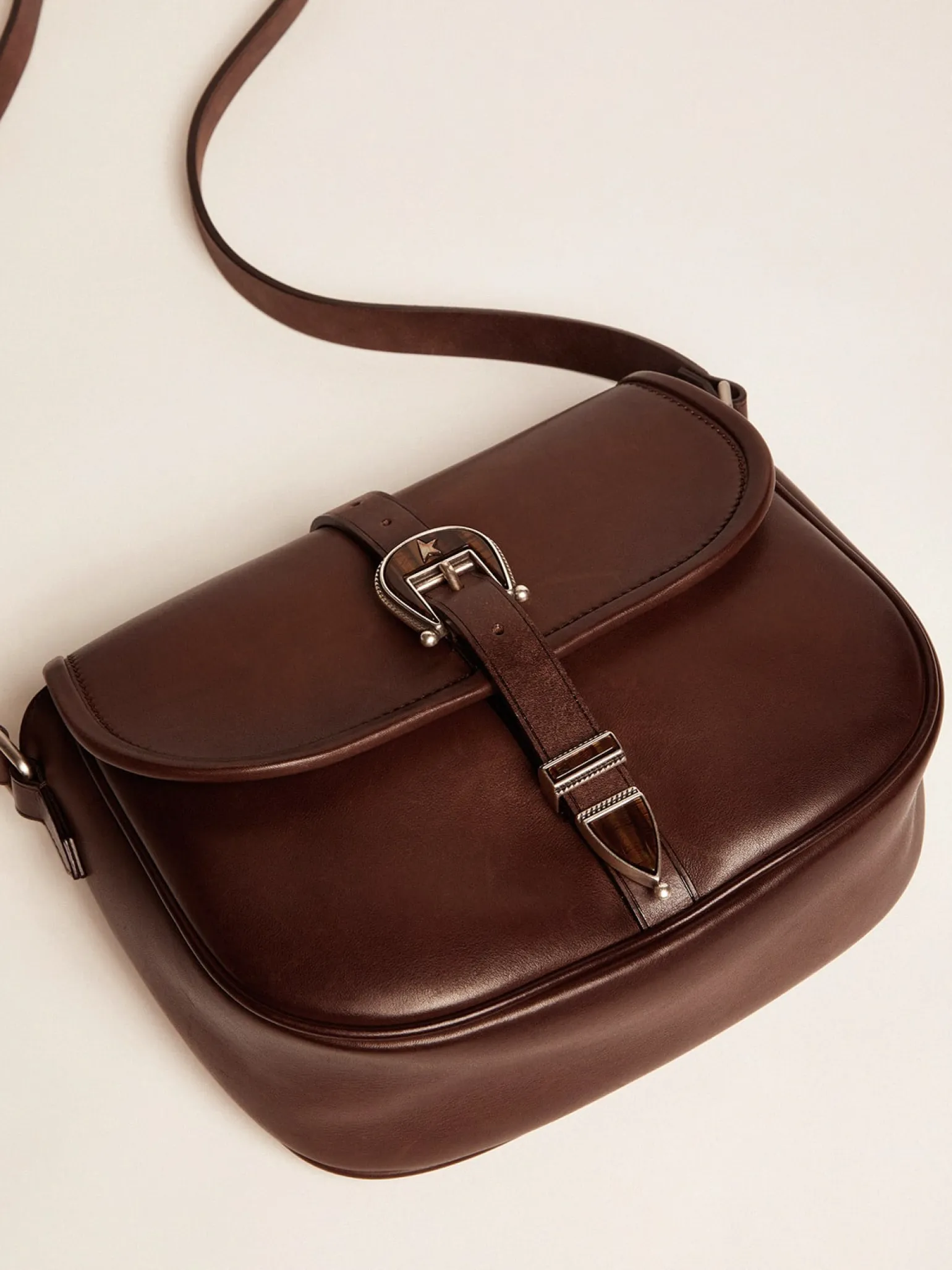 Cheap Bolsa Rodeo média de couro escuro MULHER Bolsas tiracolo