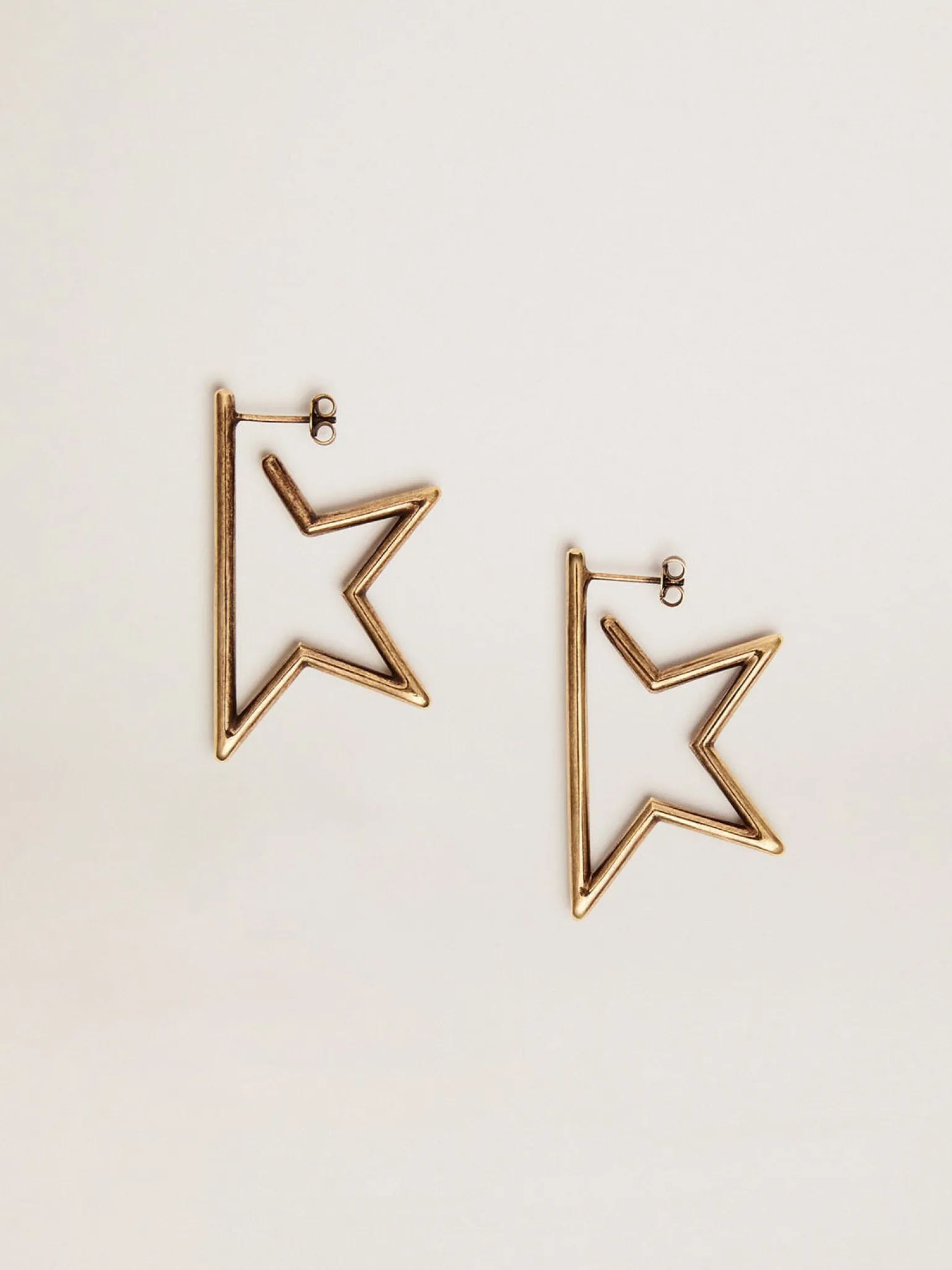 Cheap Brincos pendentes Star femininos na cor ouro velho MULHER Joias