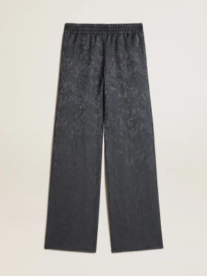 Clearance Calça de jacquard com estampa toile de jouy all over MULHER Jeans e calças