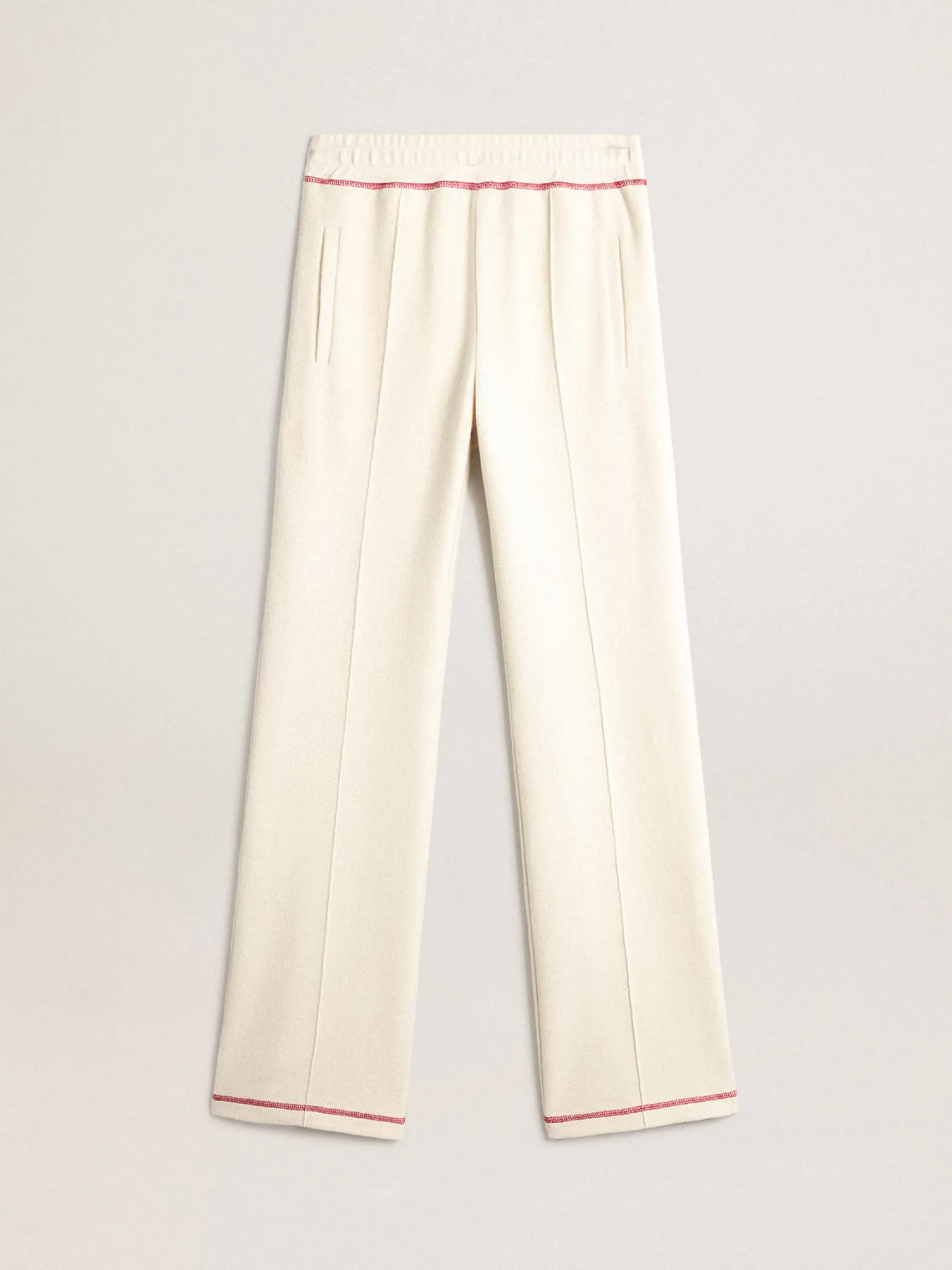 Cheap Calça de jogging Feminina na cor branco heritage com logo CNY MULHER Jeans e calças