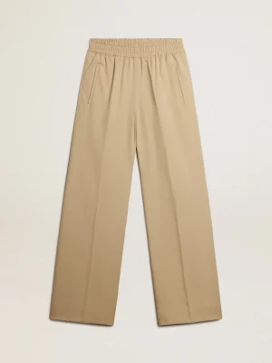 Best Calça de jogging feminina cor de areia MULHER Jeans e calças