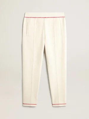 Discount Calça de jogging Masculina na cor branco heritage com logo CNY Jeans e calças