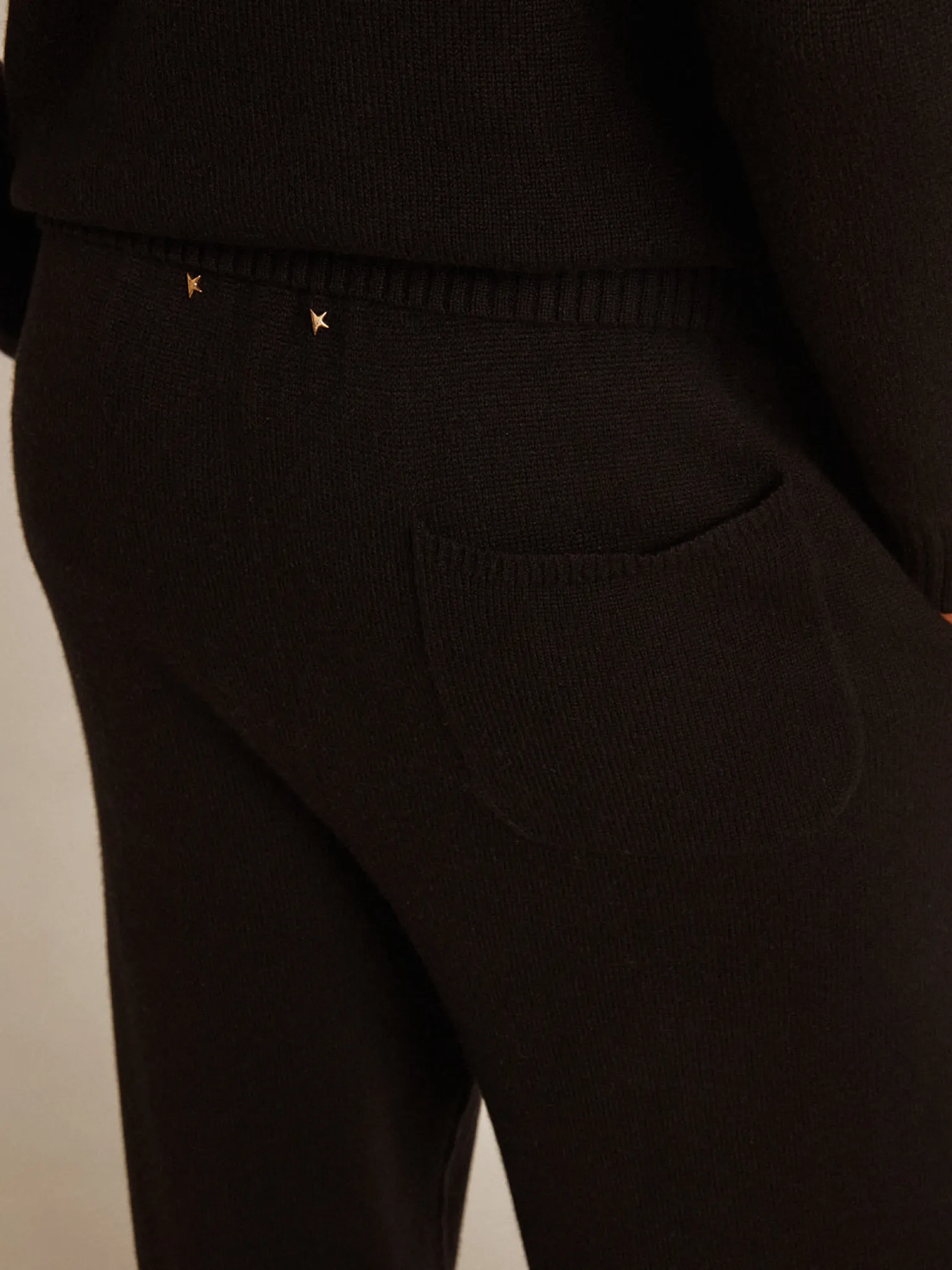 Best Calça de jogging masculina misto caxemira preta Jeans e calças