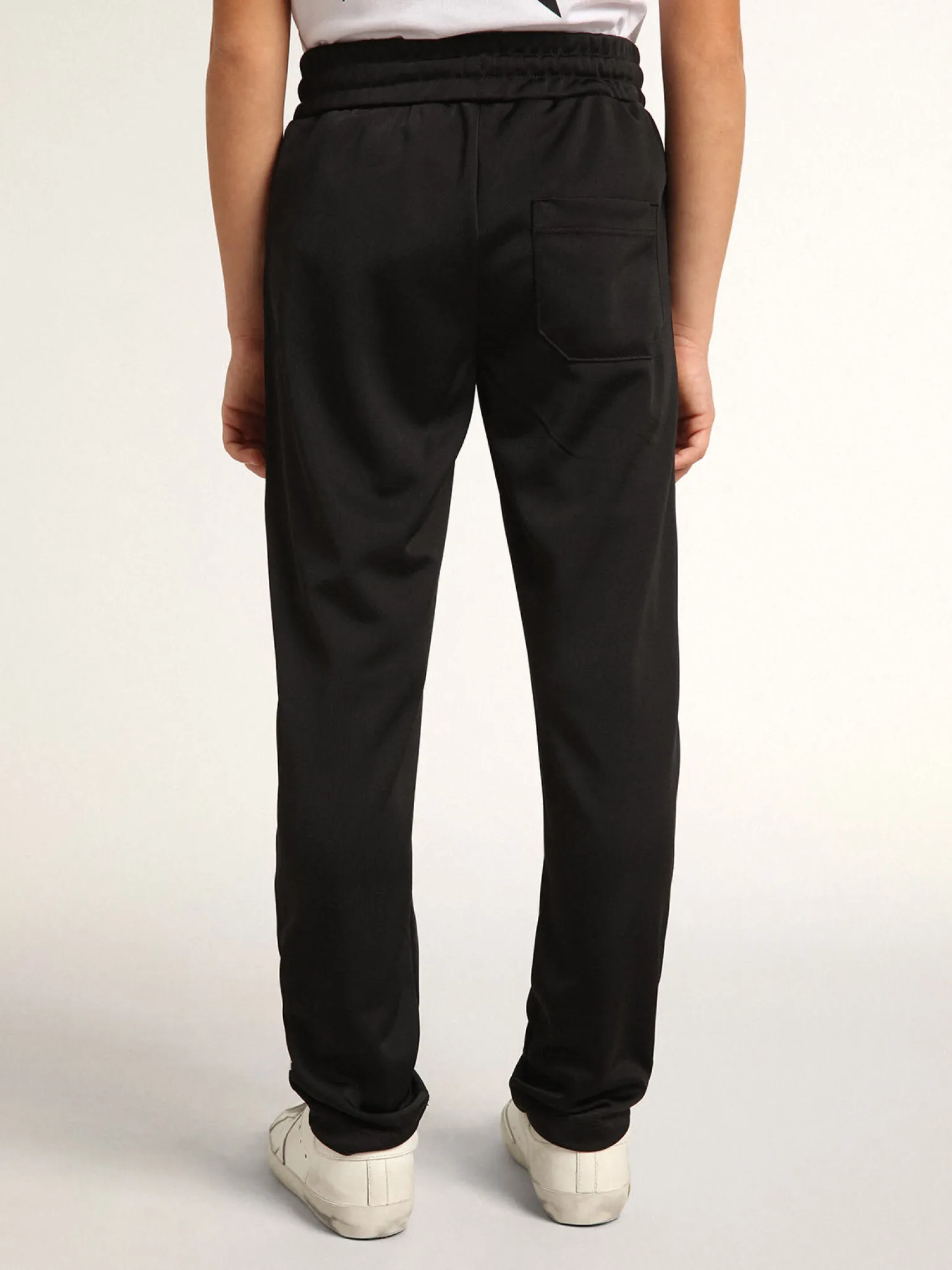 Clearance Calça de jogging preta com estrelas brancas em contraste Bottoms (4-12 years) | Bottoms (4-12 years)