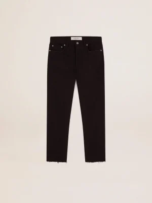 Cheap Calça jeans masculina skinny preta Jeans e calças