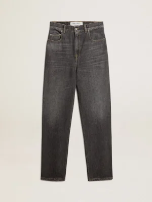 Discount Calça jeans preta feminina com bolso impresso MULHER Jeans e calças