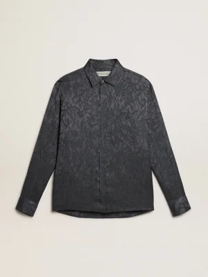 Online Camisa de jacquard com estampa toile de jouy all over MULHER Camisas