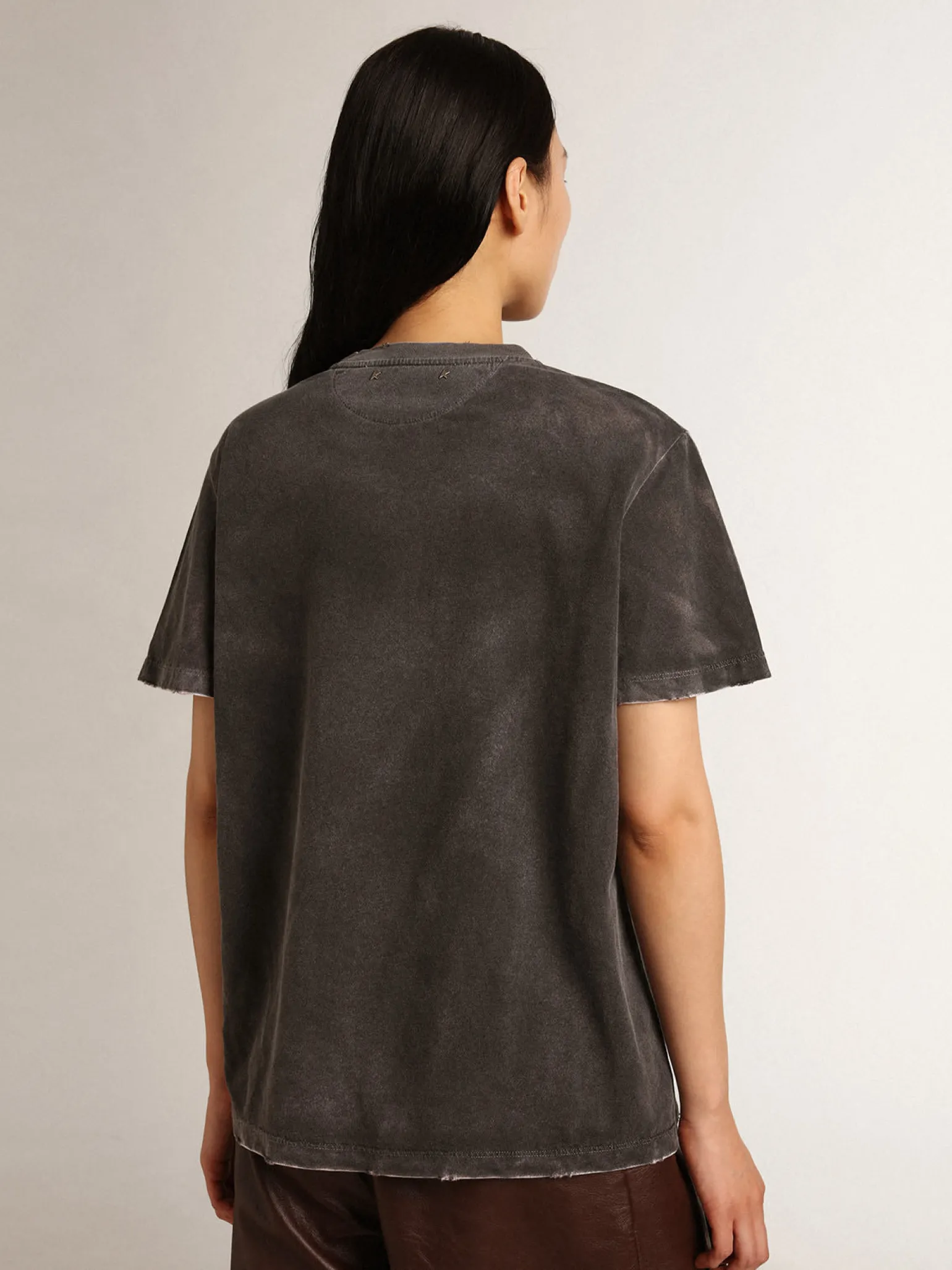 Cheap Camiseta feminina cinza com estampa na frente MULHER Camisetas