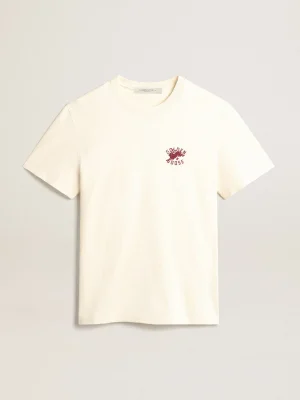 Shop Camiseta Masculina na cor branco heritage com logo CNY Camisetas