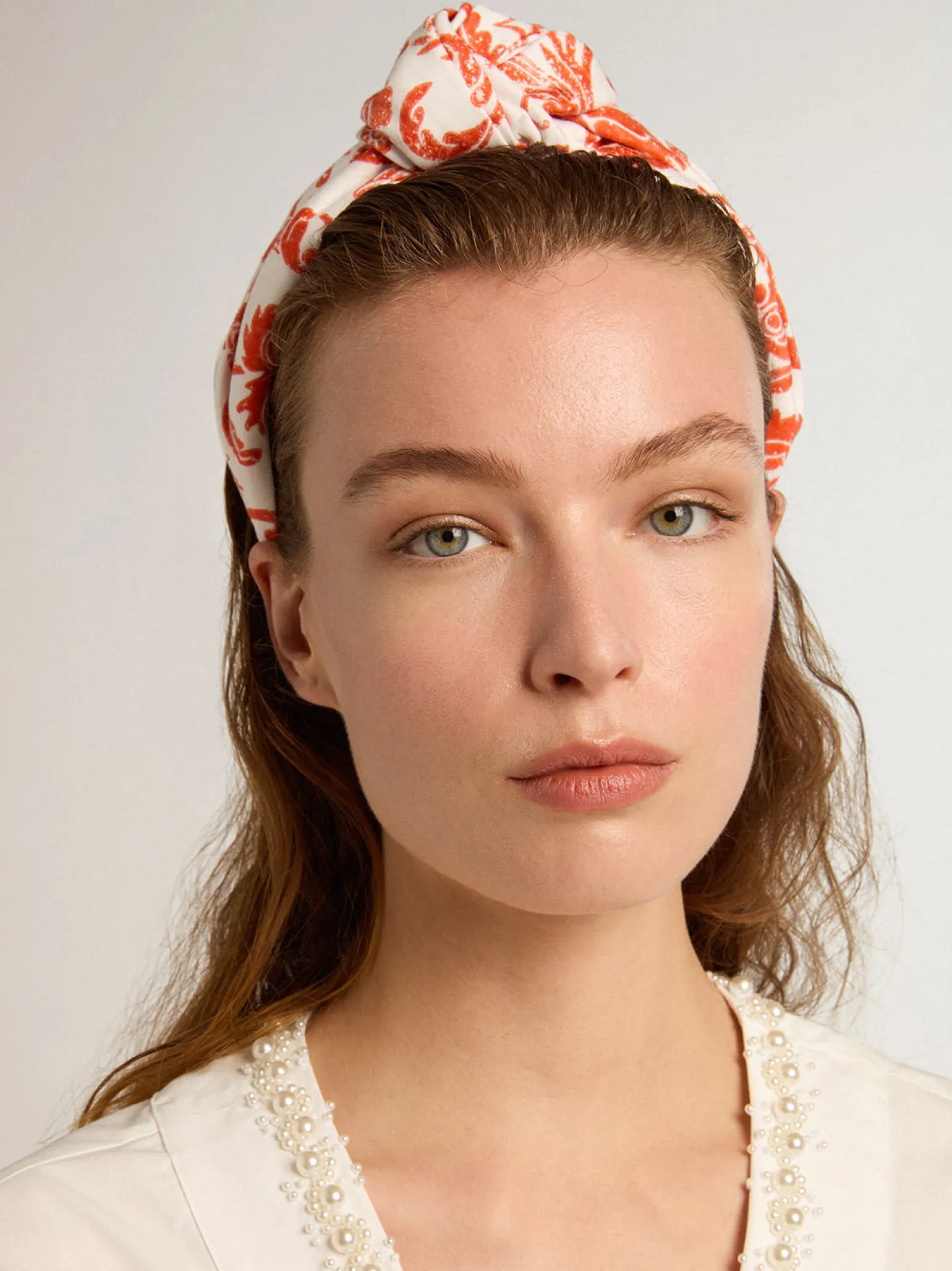 Clearance Faixa para cabelo vermelho coral MULHER Chapéus e bonés | Beachwear