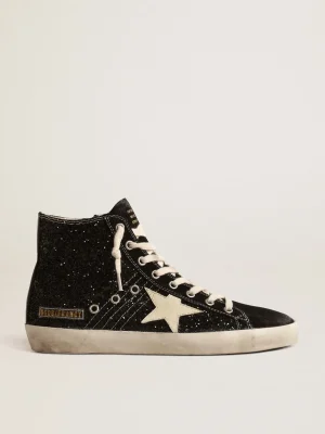 Shop Francy Penstar LTD de glitter com estrela marfim e talão preto MULHER Francy