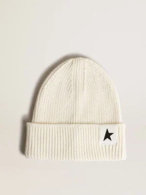 Best Sale Gorro de algodão branco com estrela preta em contraste Roupas de cima (4-12 years) | Roupas de cima (4-12 years)