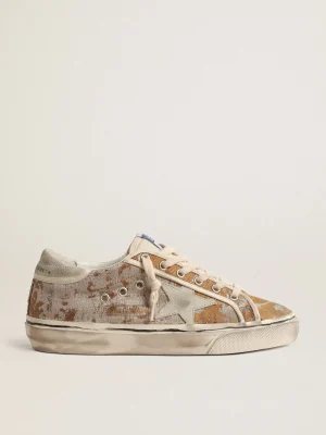Cheap Hi Star de tecido jacquard bronze com estrela de suede gelo MULHER Hi Star