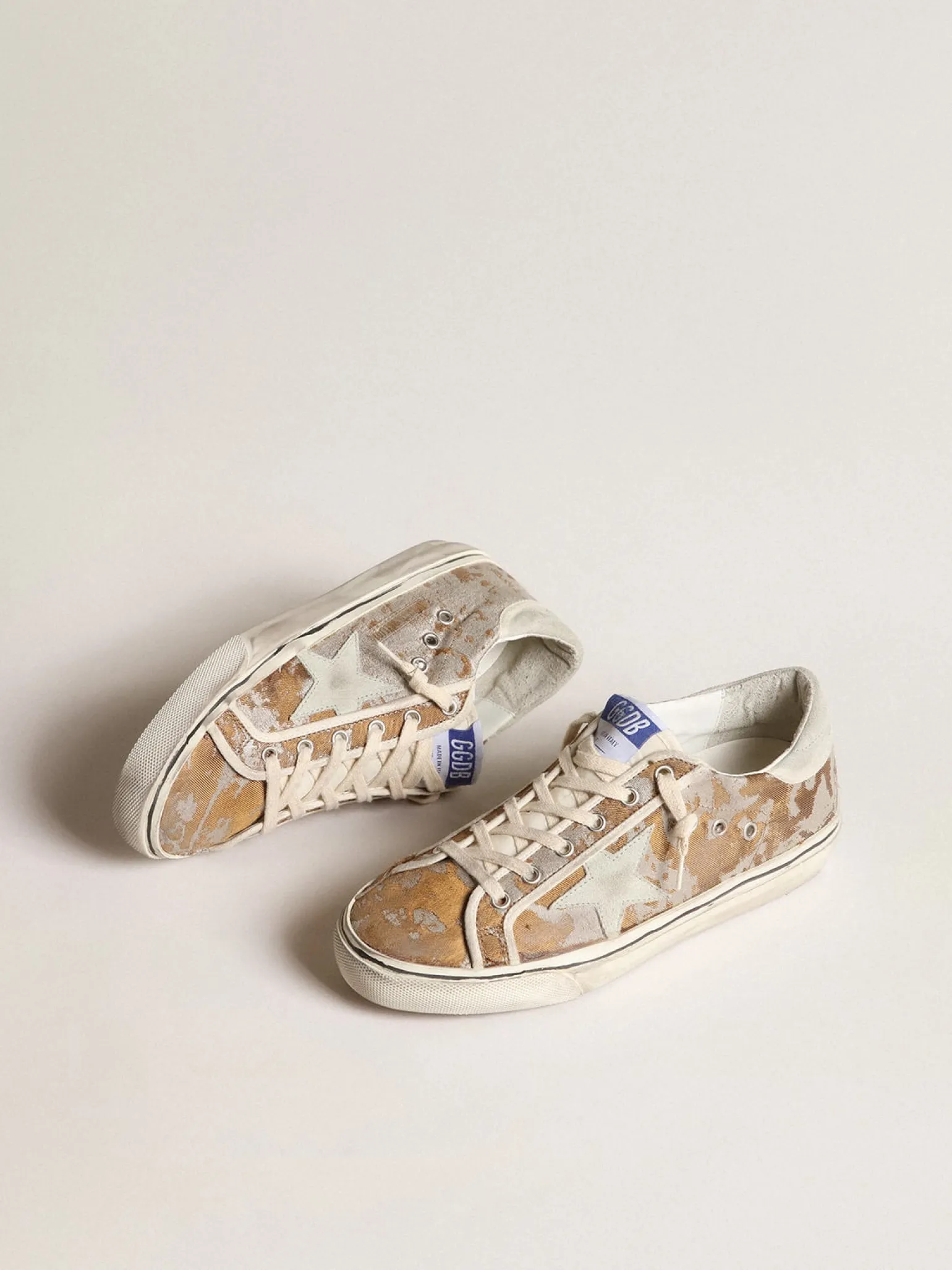 Cheap Hi Star de tecido jacquard bronze com estrela de suede gelo MULHER Hi Star