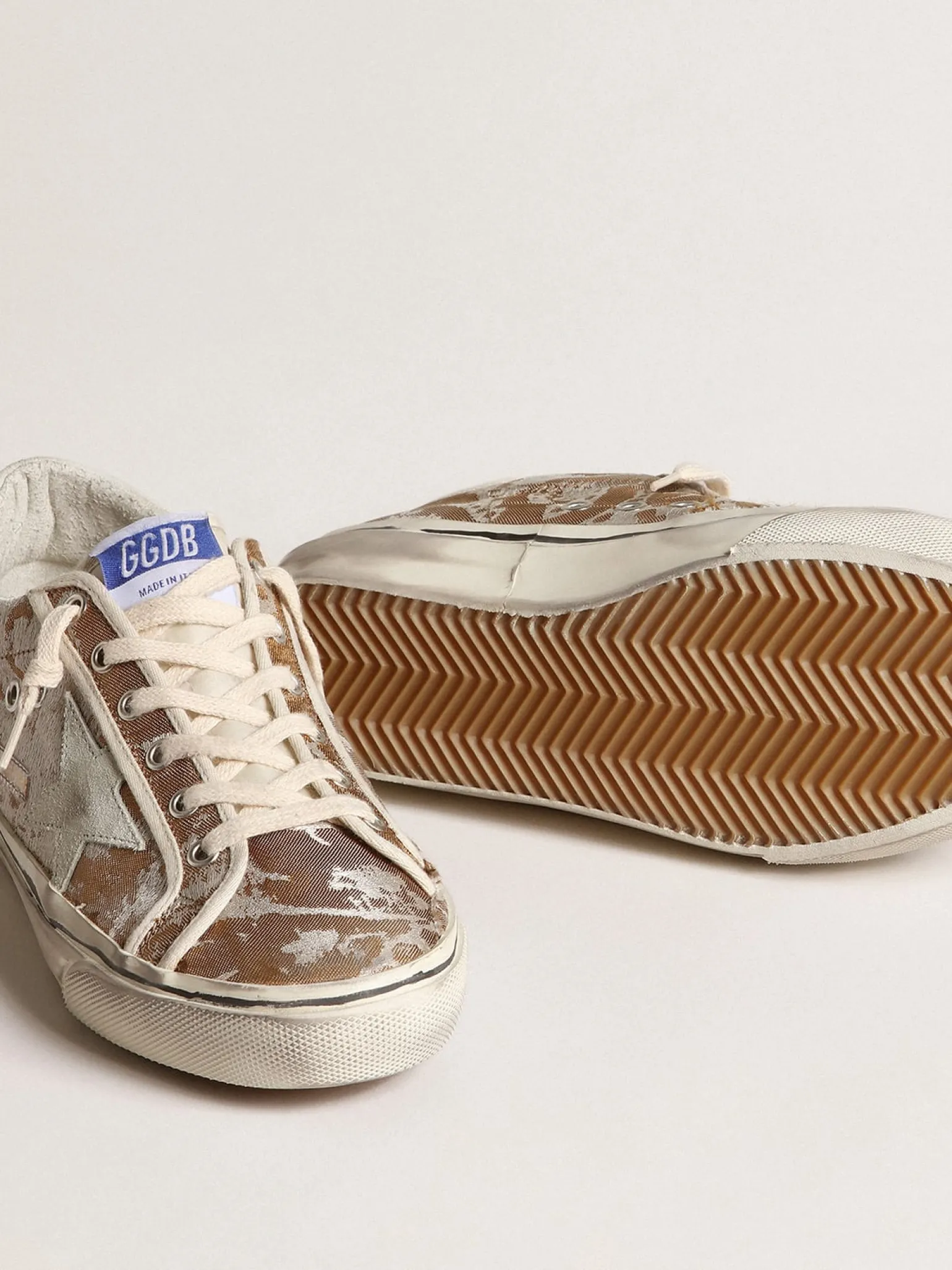 Cheap Hi Star de tecido jacquard bronze com estrela de suede gelo MULHER Hi Star