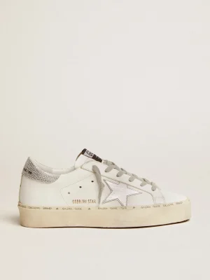 Best Sale Hi Star feminino com estrela e talão metálico prateado MULHER Hi Star