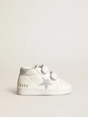 Store June de napa com estrela e talão de glitter prateado Meninas pequenas (1-3 anos) | Meninos pequenos (1-3 anos)
