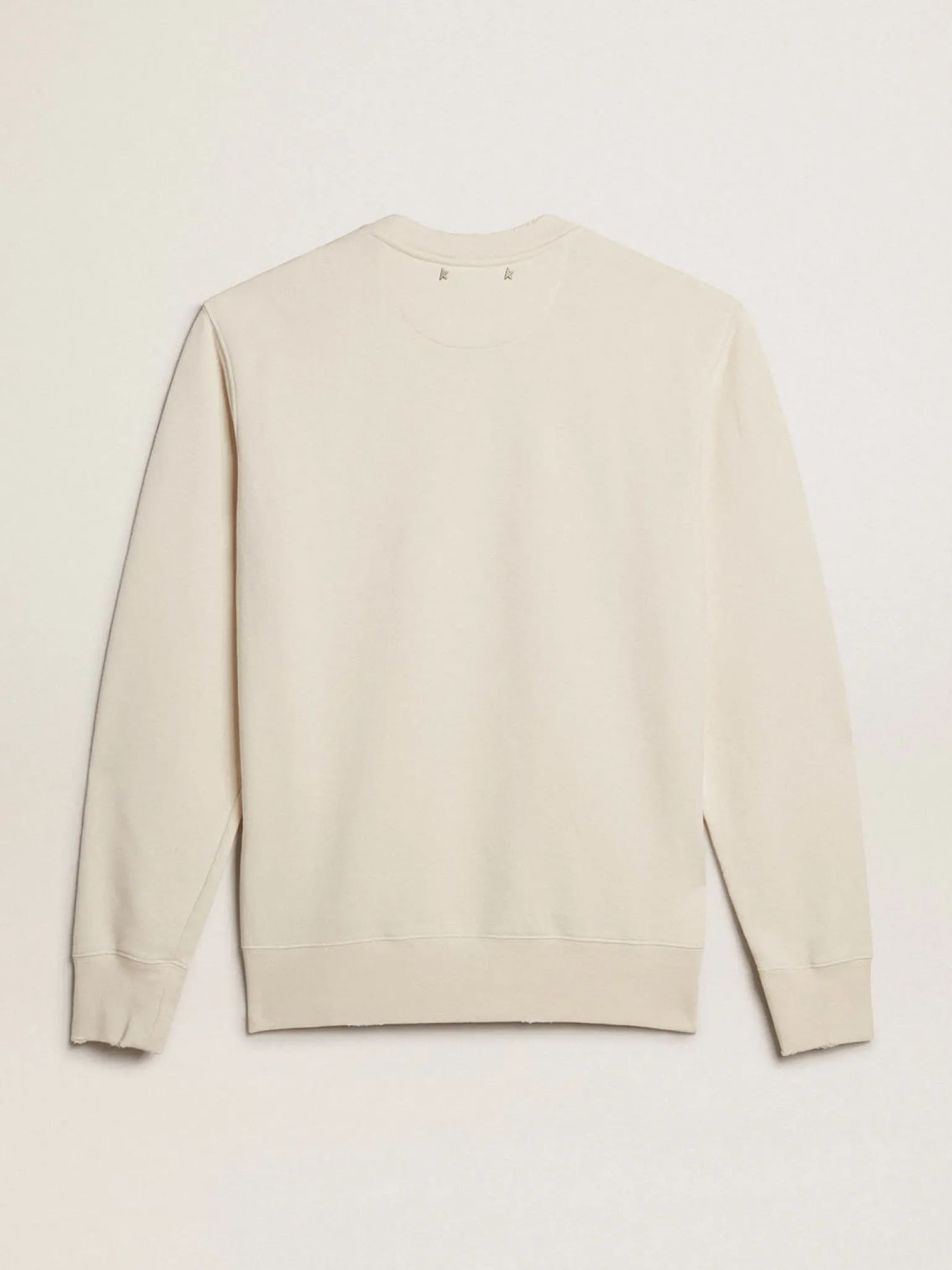 Sale Moletom de algodão branco usado Moletons