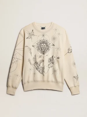 Store Moletom branco usado MULHER Moletons | Moletons