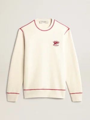 Cheap Moletom Masculino na cor branco heritage com logo CNY Moletons
