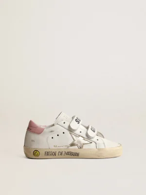 Cheap Old School Young com estrela de couro metálico e talão rosa Meninas (4-10 anos)