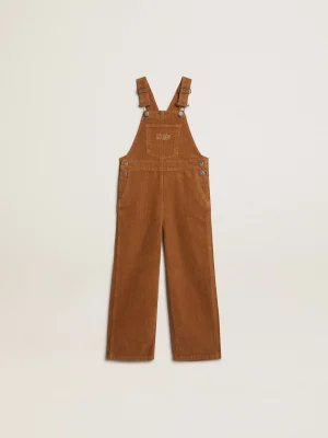 Best Sale Salopete de algodão com efeito aveludado cor de cortiça Roupas de cima (4-12 years) | Roupas de cima (4-12 years)
