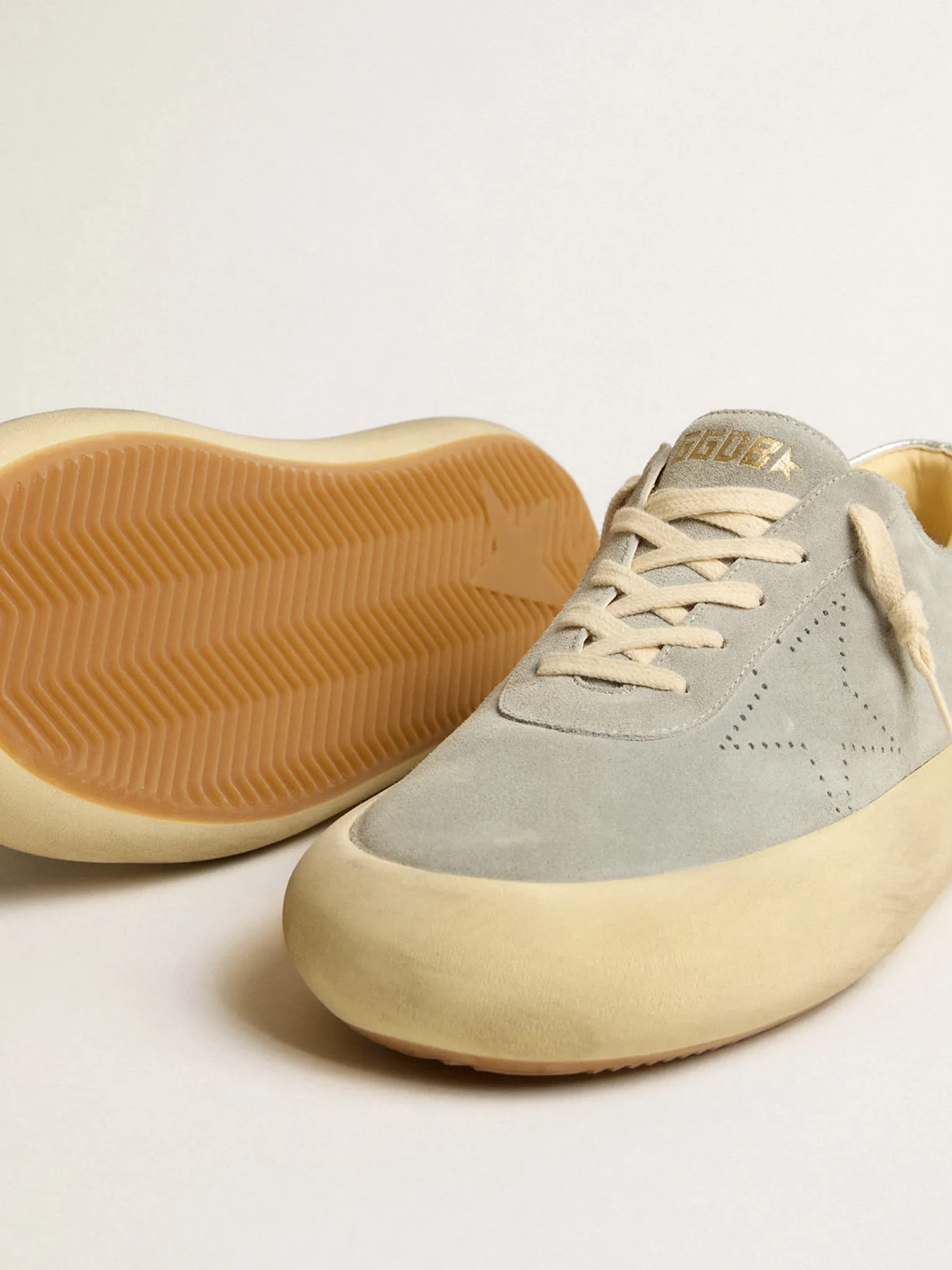 Sale Sapato Space-Star Masculino de suede gelo com estrela perfurada Space-Star
