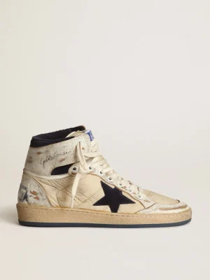 Cheap Sky-Star feminino de náilon cor creme e couro branco MULHER Sky-Star
