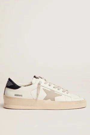 Shop Stardan Feminino com estrela de suede gelo e talão preto MULHER Stardan