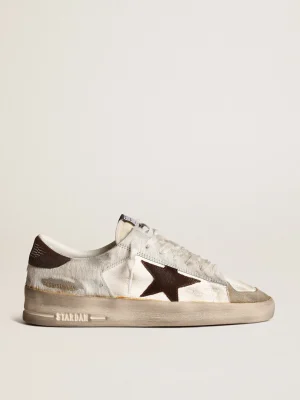 Cheap Stardan Feminino napa e cavalinho com estrela de suede marrom MULHER Stardan