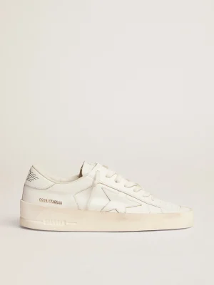 Best Sale Stardan masculino de couro branco Stardan