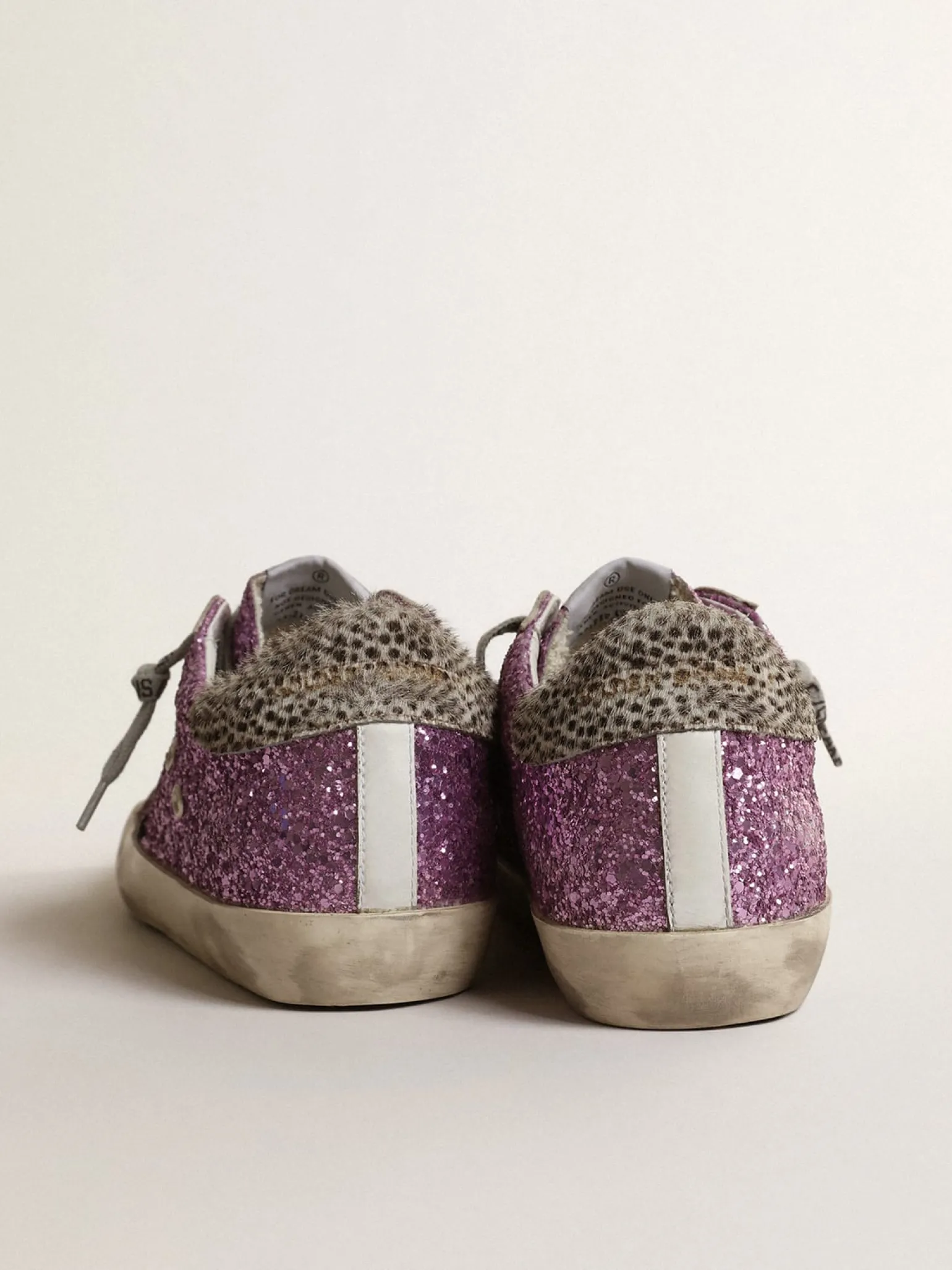 Shop Super-Star de glitter cor lavanda com estrela preta MULHER Super-Star
