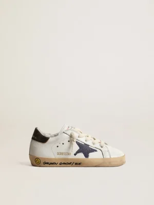 Outlet Super-Star Junior de napa com estrela estampada e talão preto Meninas pequenas (1-3 anos) | Meninos pequenos (1-3 anos)