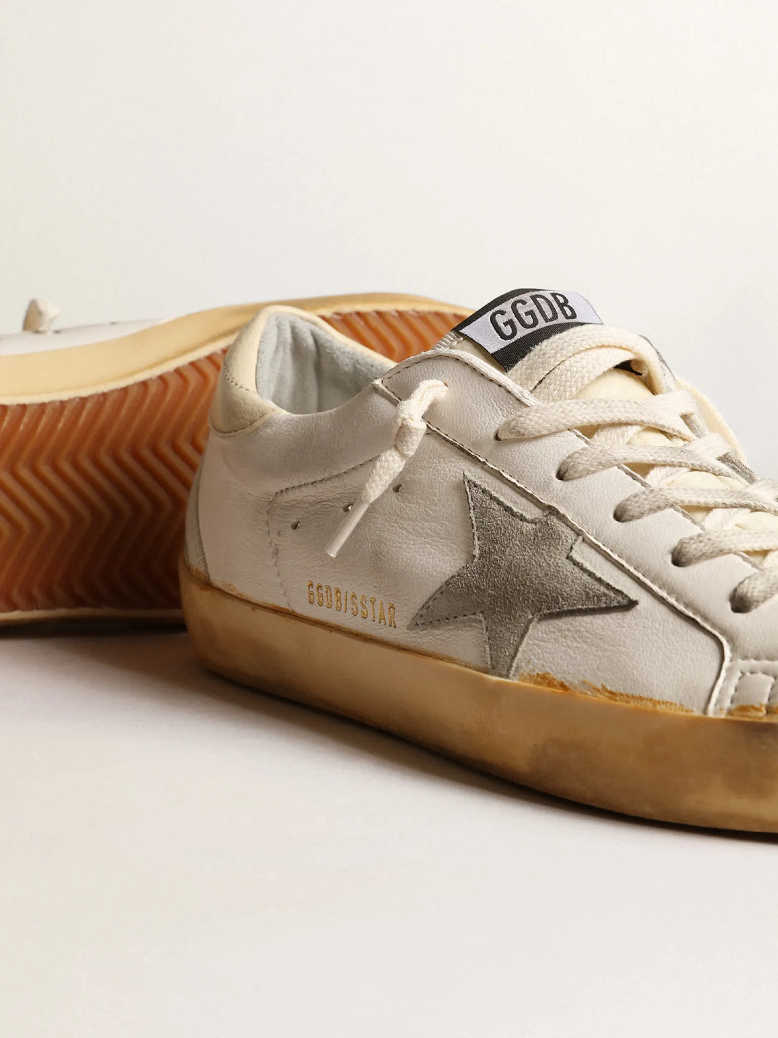Fashion Super-Star LTD com estrela de suede gelo e talão de PVC MULHER Super-Star