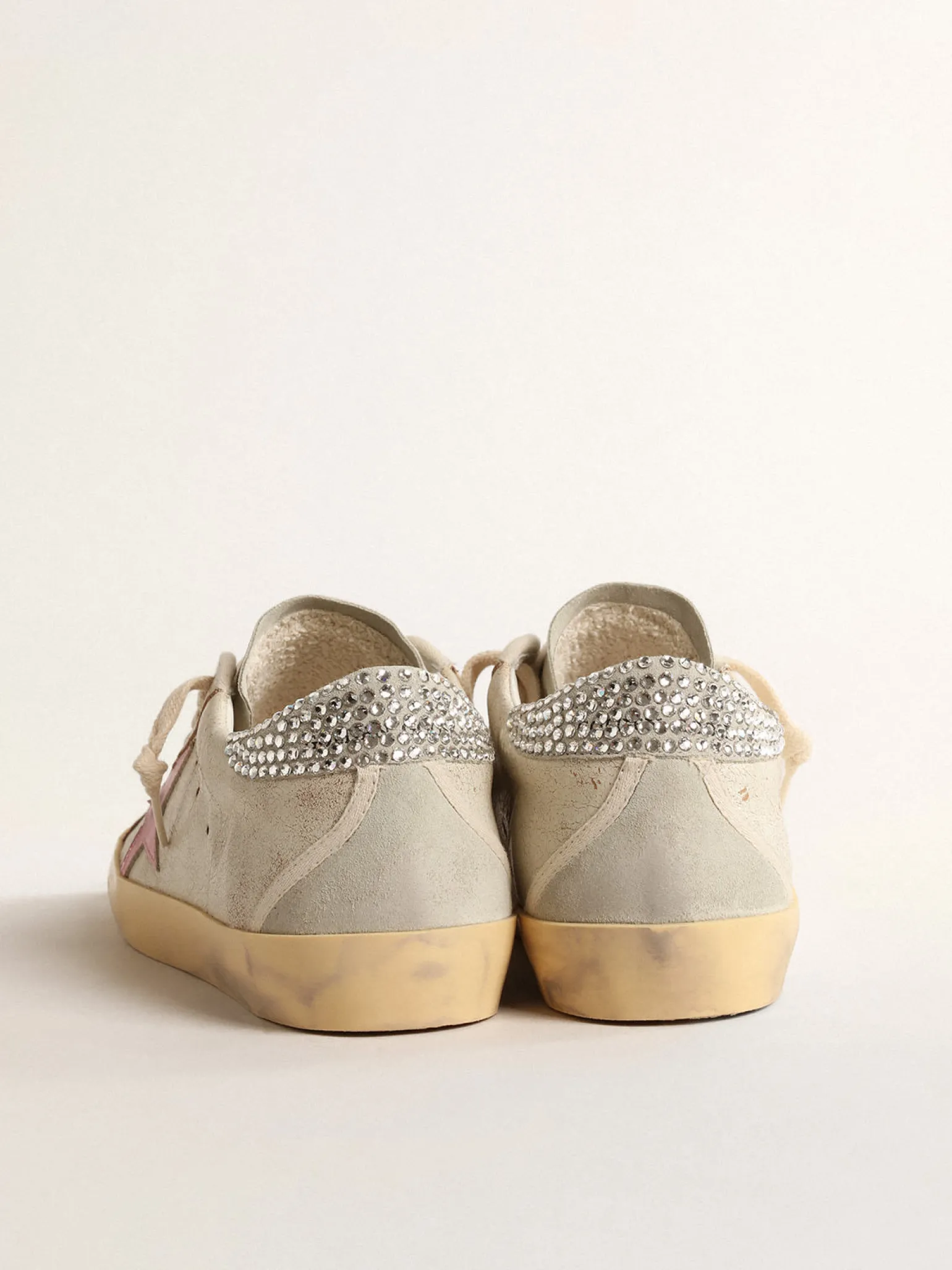 Fashion Super-Star LTD cru com talão com cristais Swarovski MULHER Super-Star