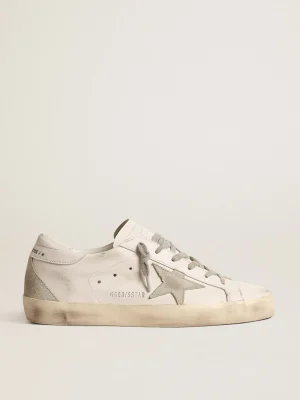 Flash Sale Super-Star Masculino de base vegetal com estrela de suede gelo Super-Star