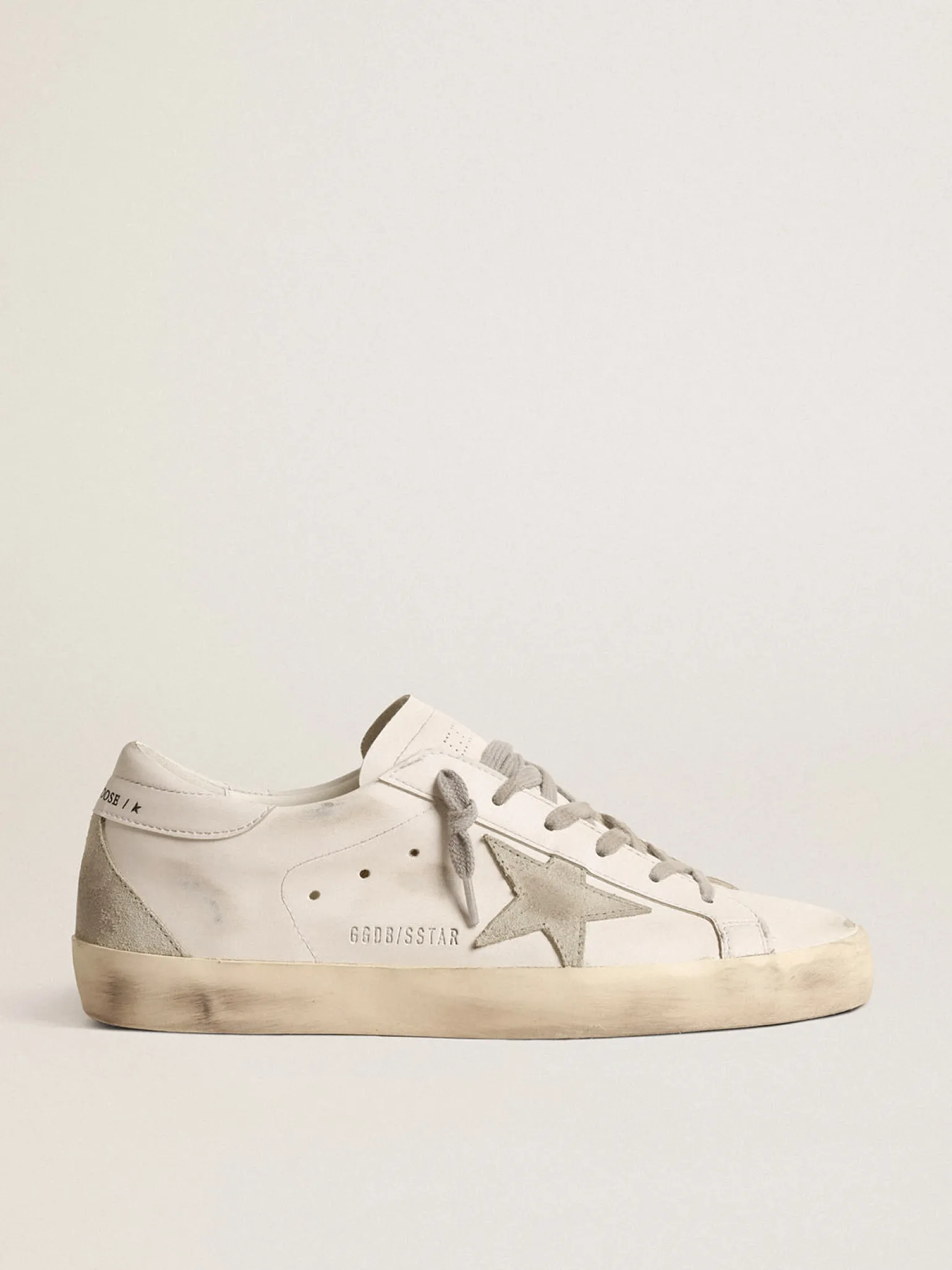 Flash Sale Super-Star Masculino de base vegetal com estrela de suede gelo Super-Star