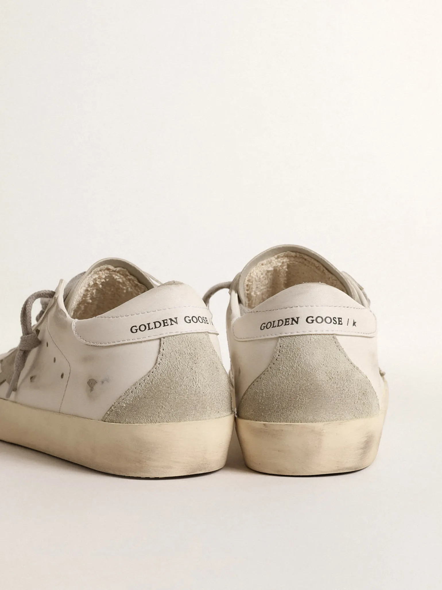 Flash Sale Super-Star Masculino de base vegetal com estrela de suede gelo Super-Star