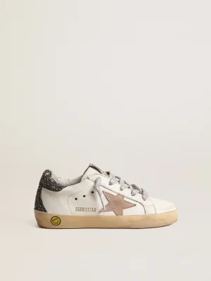 Clearance Super-Star Young com estrela cor de avelã e talão de glitter Meninas (4-10 anos)
