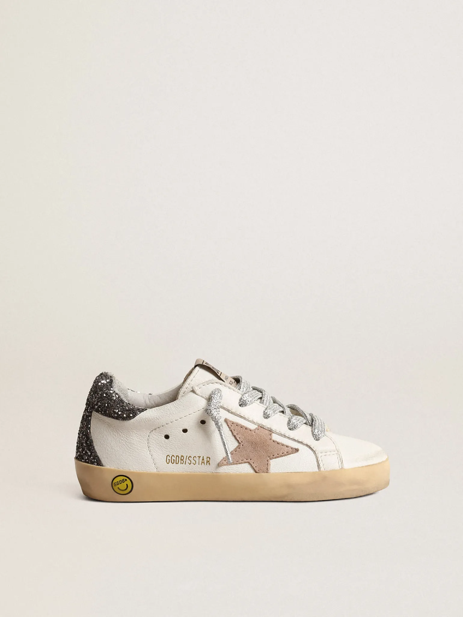 Clearance Super-Star Young com estrela cor de avelã e talão de glitter Meninas (4-10 anos)