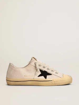 Online V-Star LTD masculino com estrela de suede preto e inscrição bordada Beachwear | V-Star